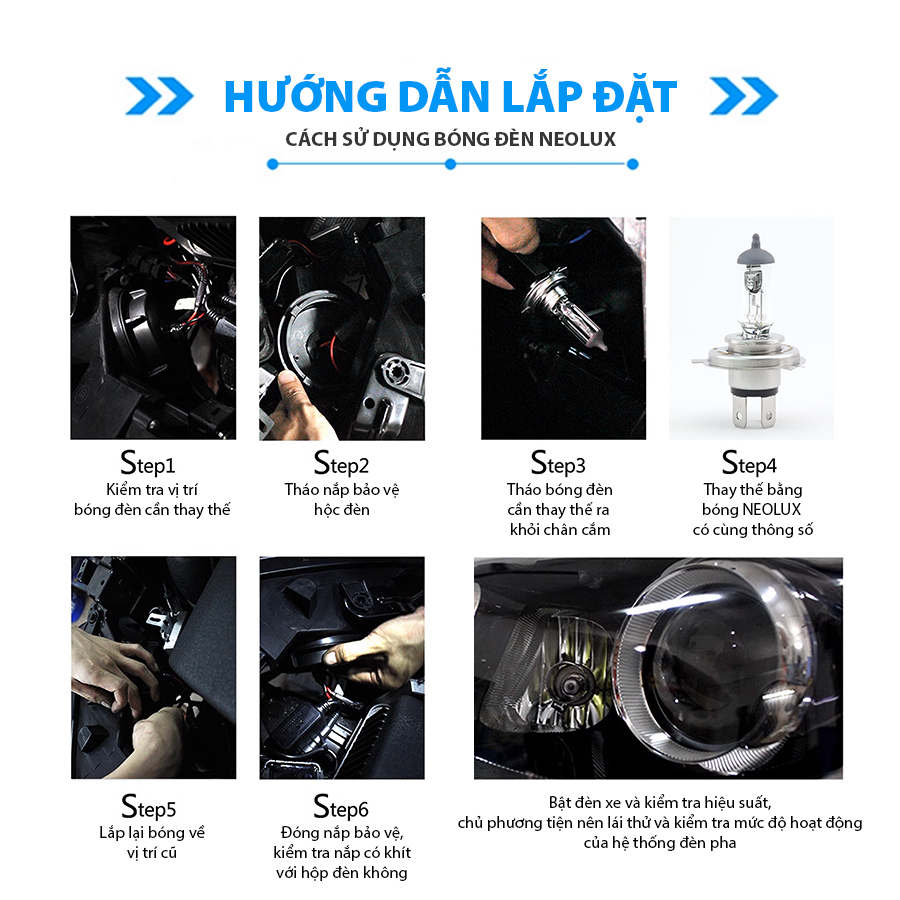 Bóng 9005 (chân cong) (HB3) 12V 60W N9005 Hiệu NEOLUX
