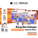 Bóng Halogen Tăng Sáng 130% H1 12V 55W N448EL1-2SCB Hiệu Neolux