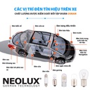 Bóng gim lớn T20 2 tim (W21/5W) (màu vàng) 12V 21/5W  N580 Hiệu NEOLUX