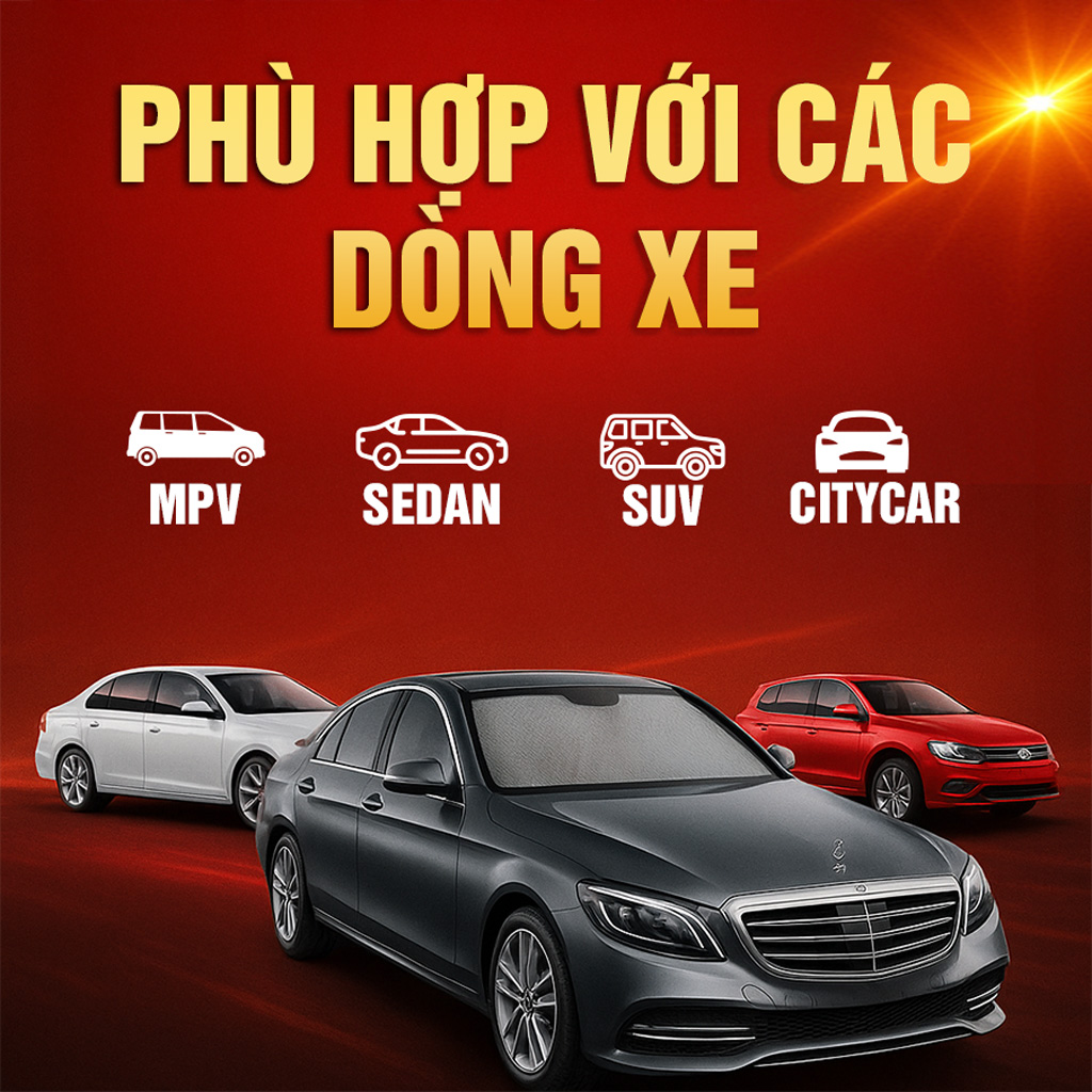 Che nắng xốp trước dài CIND (màu bạc/Lam) CD-F001 70*145CM