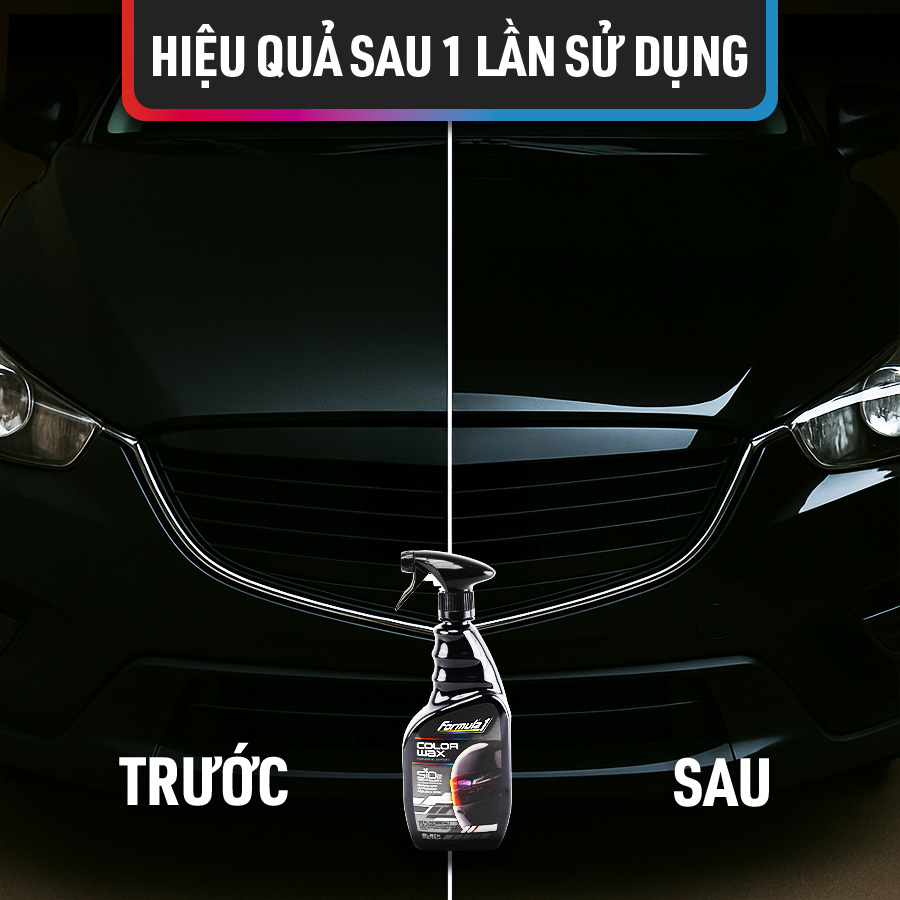 Đánh bóng sơn Ceramic dạng xịt màu đen Formula 1 (680ml) # 617945 (#617017)