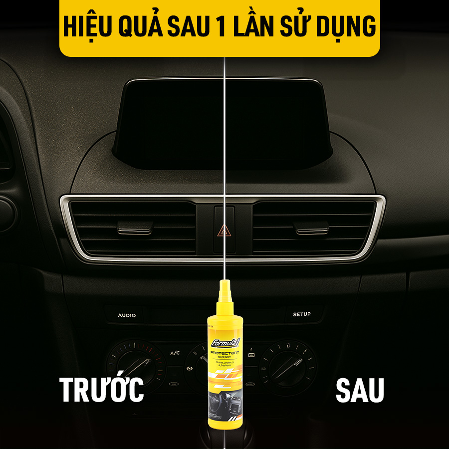Chất bảo vệ táp lô khử mùi Formula 1 (Protectant ) (295ml) # 615006