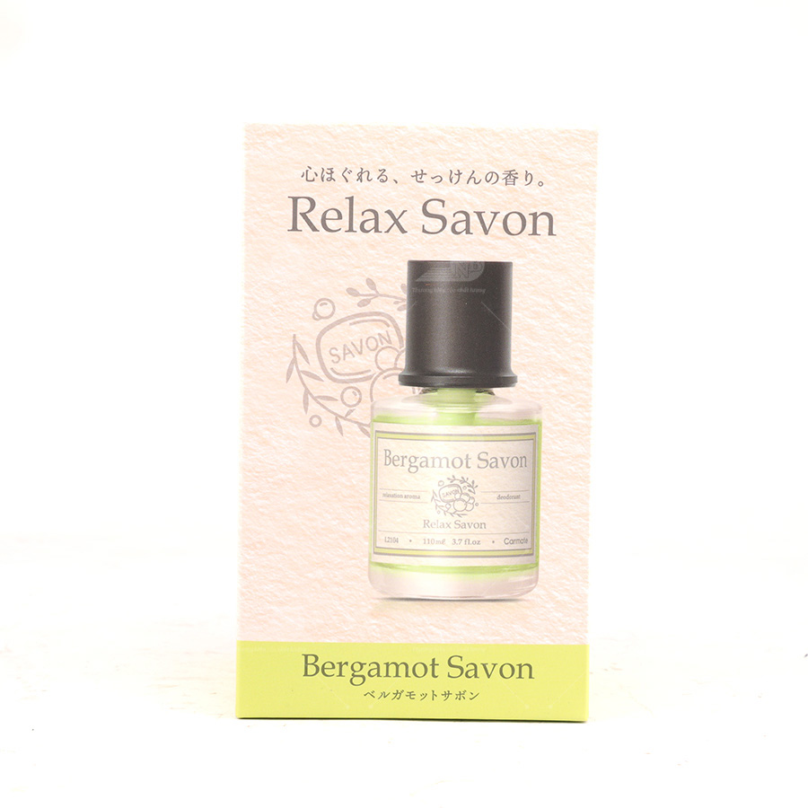 Dầu thơm RELAX SAVON LIQUID BERGAMOT SAVON BERGAMOT SAVON L2104 110ml lá lợt