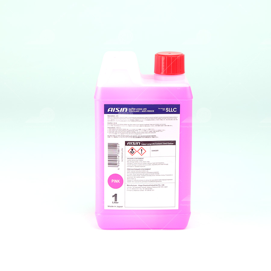 Nước giải nhiệt Aisin (màu hồng/ 1 Lít) Glycol 50% SCPM50A1LPK