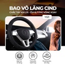 Bao vô lăng CIND PU+TPE Y021 size M đen