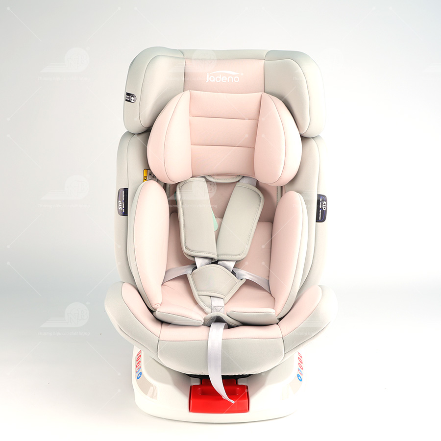 Ghế trẻ em QM-360A Hồng (ISOFIX-LATCH) kiểu xoay 360 độ
